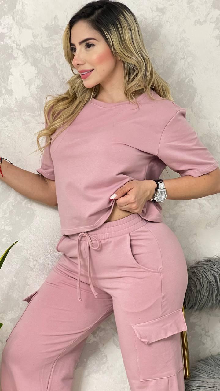 CONJUNTO CARGO BOTA CAMPANA🌸